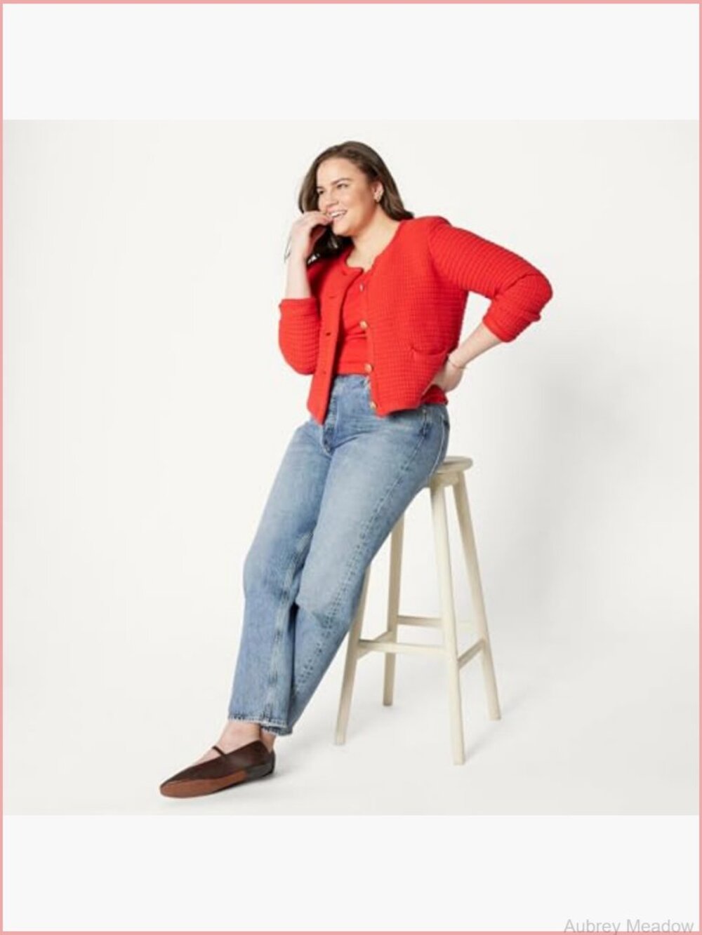 Women's Regular-Fit Midweight Cardigan Sweater - Picture 6 of 7
